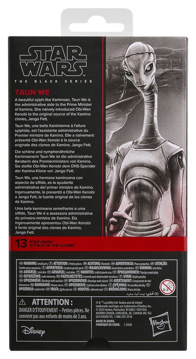 Hasbro Star Wars The Black Series Taun We de El Ataque de los Clones, 15 cm