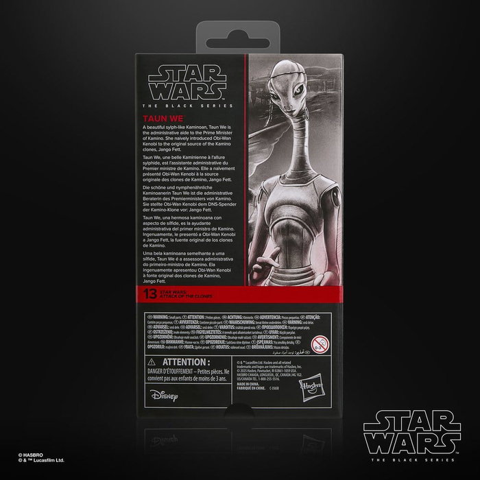 Hasbro Star Wars The Black Series Taun We de El Ataque de los Clones, 15 cm