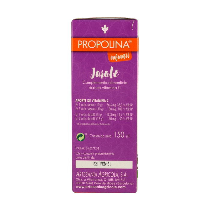 Propolina Jarabe Infantil 150 ml Propolina Jarabe Infantil 150 ml