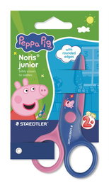 STAEDTLER Tijeras Escolares Noris Junior Peppa Pig 10 cm (Set de 10)