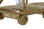 DKD Home Decor Lámpara de Sobremesa Bulldog Dorado
