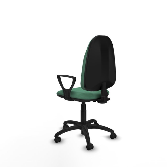 PIQUERAS Y CRESPO Silla de oficina Algarra, Tela Verde esmeralda, Contacto permanente PIQUERAS Y CRESPO Silla de oficina Algarra, Tela Verde esmeralda, Contacto permanente