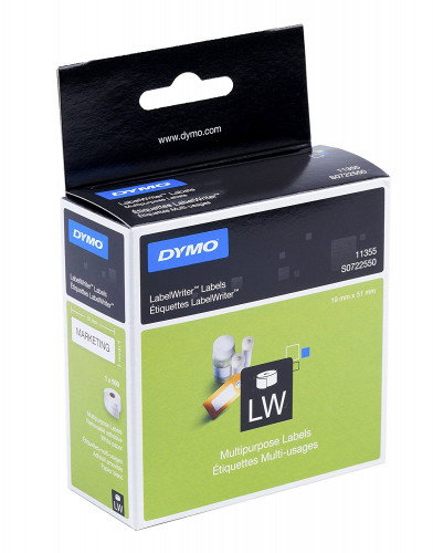 Dymo Etiquetas Multifunción 19x51 mm Blanco (500 unidades)