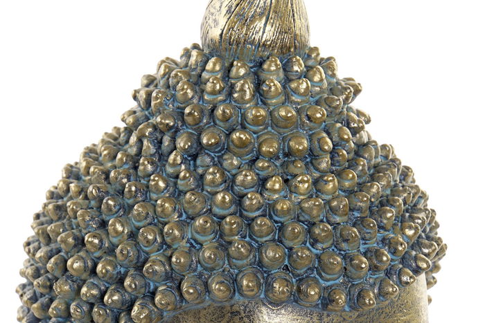 DKD Home Decor Figura Buda Oriental Resina Dorado 16 x 28 x 15.5 cm