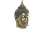 DKD Home Decor Figura Buda Oriental Resina Dorado 16 x 28 x 15.5 cm