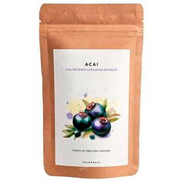 PALEOBULL Acai Polvo 100Gr Eco Orgánico Liofilizado Fuente de Fibra 100% Natural