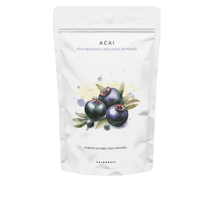 Paleobull Açaí Ecológico en Polvo Liofilizado 100g - Superalimento Orgánico Paleobull Açaí Ecológico en Polvo Liofilizado 100g - Superalimento Orgánico