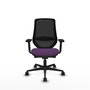 PIQUERAS Y CRESPO Silla de oficina Mardos con mecanismo Sincro/Traslack Morado/Negro