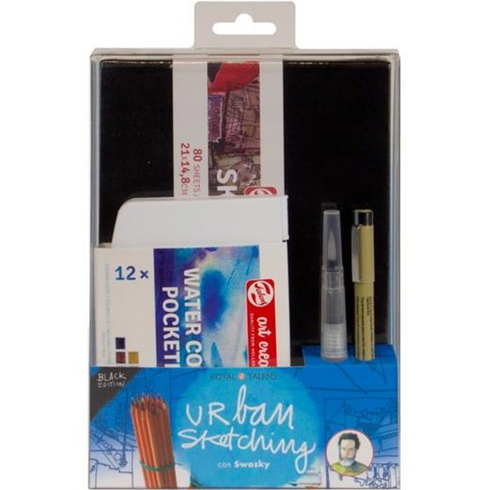 Talens Set Urban Sketching Negro Talens Set Urban Sketching Negro