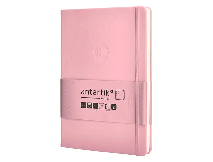 Antartik Cuaderno A5 Tapa Dura Hojas Puntos Rosa Pastel 100 Hojas 80gr FSC Antartik Cuaderno A5 Tapa Dura Hojas Puntos Rosa Pastel 100 Hojas 80gr FSC