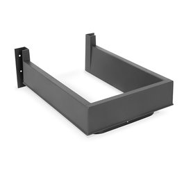 HERRAJES ALK Salva Sifón Recto EROBO Plástico Antracita para Muebles de Baño