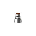 Bialetti Frasco para Café de Vidrio Aromas - Capacidad 250g - Tapa con Base para Posar - Incluye Cuchara Dosificadora - Negro