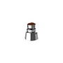 Bialetti Frasco para Café de Vidrio Aromas - Capacidad 250g - Tapa con Base para Posar - Incluye Cuchara Dosificadora - Negro