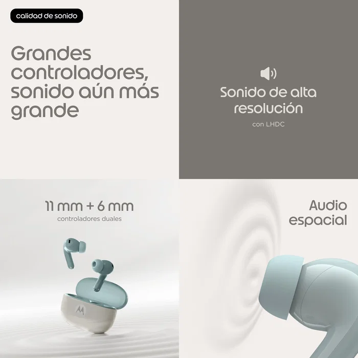 Motorola Moto Buds 2 Gray Mist