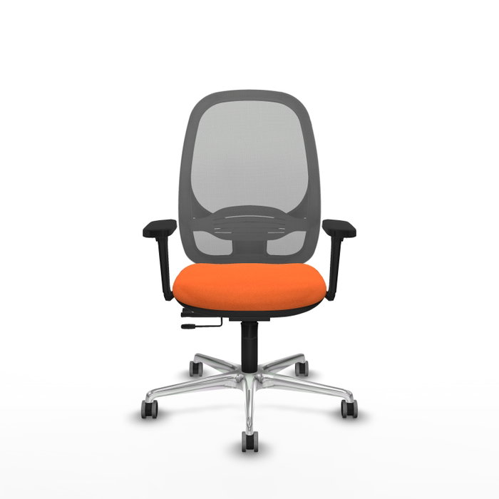 PIQUERAS Y CRESPO Silla de oficina Cilanco Naranja y Gris PIQUERAS Y CRESPO Silla de oficina Cilanco Naranja y Gris