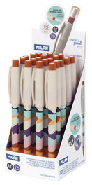 Milan Portaminas PL1 Serie The Fun 0.9 mm 2B con Goma Rotatoria Caja Expositora 20 Unidades