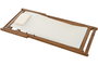 DKD Home Decor Hamaca de Acacia con Cojín para Cuello