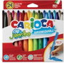 Carioca Rotuladores Jumbo Punta Gruesa Estuche de 24 Unidades Colores Surtidos