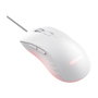 Trust GXT924W YBAR+ Ratón Gaming Óptico 25600 DPI Blanco, Para Mano Derecha, 6 Botones Programables, Iluminación RGB, Cable USB 1.8 m, Compatible PC/Mac/ChromeOS