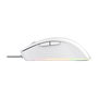 Trust GXT924W YBAR+ Ratón Gaming Óptico 25600 DPI Blanco, Para Mano Derecha, 6 Botones Programables, Iluminación RGB, Cable USB 1.8 m, Compatible PC/Mac/ChromeOS