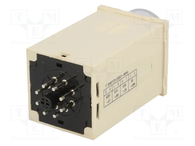 LOVATO ELECTRIC 31L48TPBM24 Relé de tiempo DPDT 24VAC/24VDC
