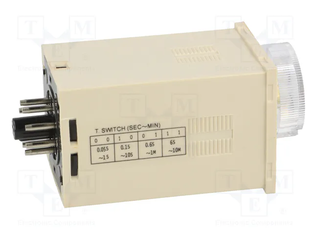 LOVATO ELECTRIC 31L48TPBM24 Relé de tiempo DPDT 24VAC/24VDC