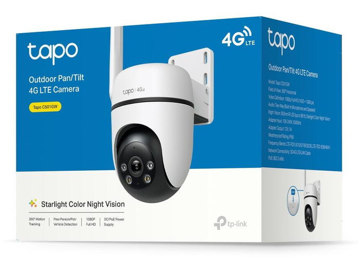 TP-Link Tapo C501GW Cámara de Seguridad 4G LTE Exterior Blanco
