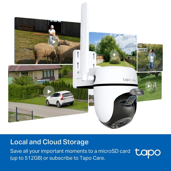 TP-Link Tapo C501GW Cámara de Seguridad 4G LTE Exterior Blanco