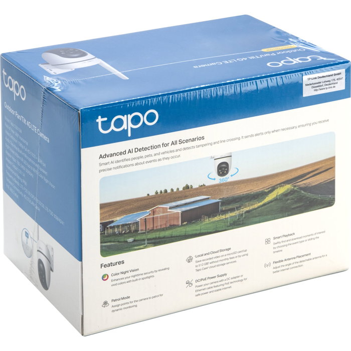 Tp-Link TAPO C501GW Cámara de seguridad IP Exterior 4G LTE Blanco Tp-Link TAPO C501GW Cámara de seguridad IP Exterior 4G LTE Blanco