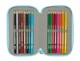 Safta Plumier escolar triple cremallera 37 piezas colección Stitch Ohana 195x125x55 mm