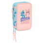 Portatodo Lilo & Stitch Ohana Azul 12,5 x 19,5 x 5,5 cm 37 Piezas