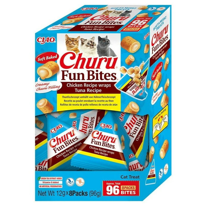 Churu Fun Bites Receta Atún y Pollo 8x12g
