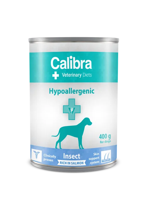 Calibra Vet Diet Dog Hypoallergenic Insectos Salmon 6x400 gr Alimento Hipoalergénico para Perros Calibra Vet Diet Dog Hypoallergenic Insectos Salmon 6x400 gr Alimento Hipoalergénico para Perros