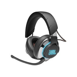 JBL Quantum 810 Auriculares Gaming Inalámbricos Circumaurales Over-Ear con Micrófono Boom Extraíble, Bluetooth 5.2, Cancelación Activa de Ruido, 30h Batería, Negro