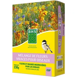 BHS PFBF21518 Mezcla de flores perennes para pájaros - 18 variedades - 230 g