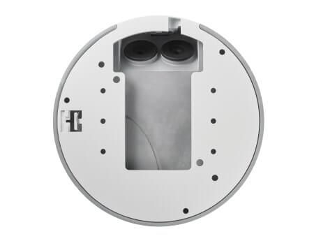 Idis Cámara IP Minidomo 5MP Motorizada Varifocal 3.6-10mm IR30m IK10 IP67 con Audio, Alarma, Calefactor y PoE