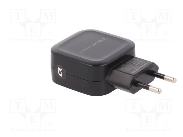Qoltec Cargador de red 12W 5V 2.4A con 2x USB