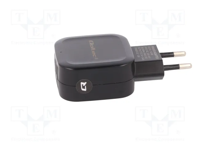Qoltec Cargador de red 12W 5V 2.4A con 2x USB