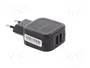 Qoltec Cargador de red 12W 5V 2.4A con 2x USB