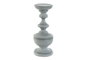 DKD Home Decor Portavela de Resina Gris Pack de 4