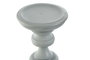 DKD Home Decor Portavela de Resina Gris Pack de 4
