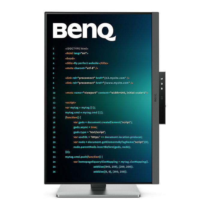 BenQ RD240Q Monitor para Programación 24.1 WQXGA IPS