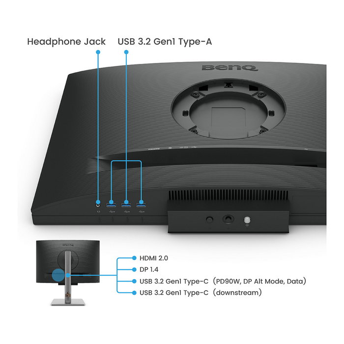 BenQ RD240Q Monitor para Programación 24.1 WQXGA IPS