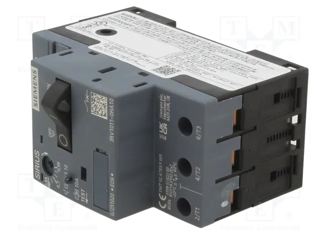 SIEMENS 3RV1011-0HA10 Interruptor motorizado 0,18kW 220÷690VAC