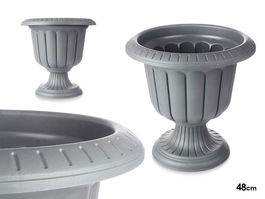Ibergarden Macetero Copa 48 cm Diámetro Antracita (Set de 5)