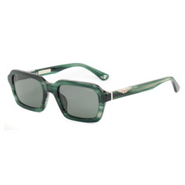 Police SPLL14-5309N6 Gafas de Sol para Hombre con Cristal Verde