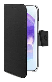 Celly WALLY Funda cartera para Samsung Galaxy A56 5G, 17 cm (6.7”), Negro