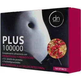 DIRECT NUTRITION 100000 Probiotico 16Sbrs - Multicomplejo Probiótico y Prebiótico para Bienestar Intestinal