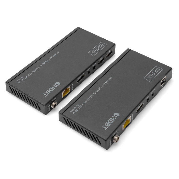 Digitus DS-55512 Extensor KVM HDBaseT 1x4 HDMI 4K hasta 70m Digitus DS-55512 Extensor KVM HDBaseT 1x4 HDMI 4K hasta 70m