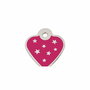 Placa identificativa para collar Imarc PetScribe Passion Rosa Plata